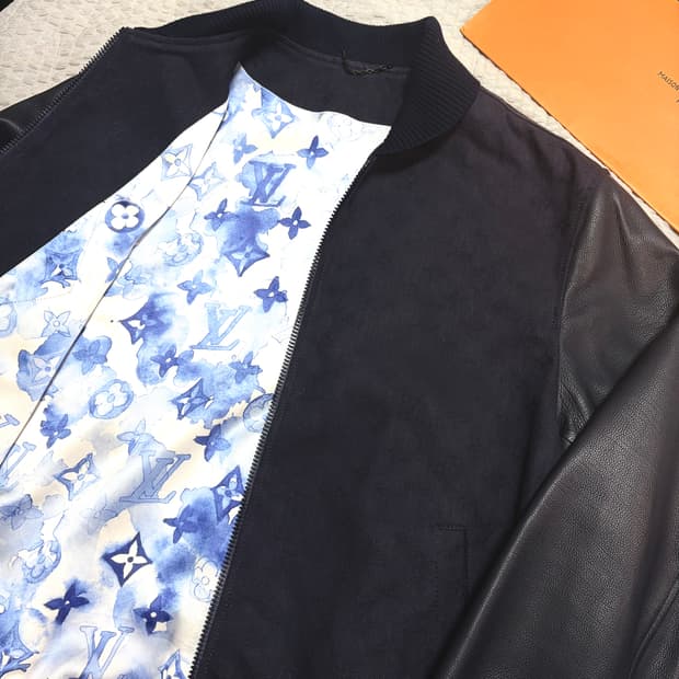 루이비통 워터컬러 블루종