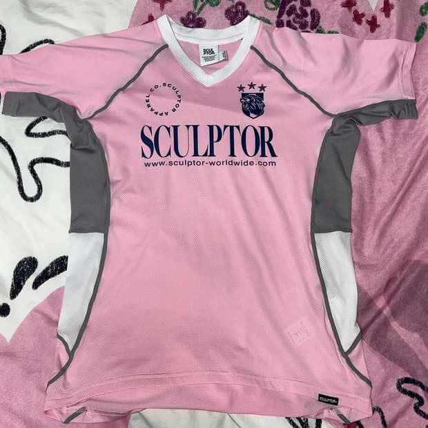 스컬프터 Sports Jersey Tee Pink M