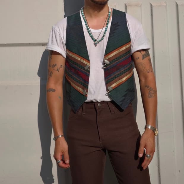 90's Roper South Western Vest 웨스턴 베스트