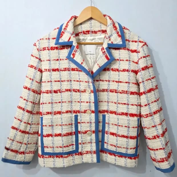 Sandro 산드로 트위드 자켓 ~55