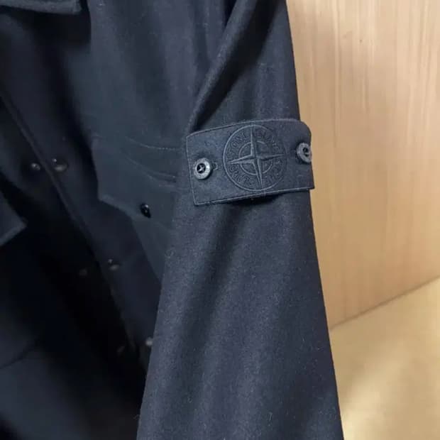 스톤아일랜드 고스트피스 플란넬 울 자켓