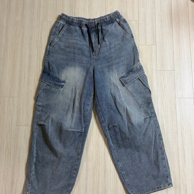 데님 카고팬츠 L사이즈