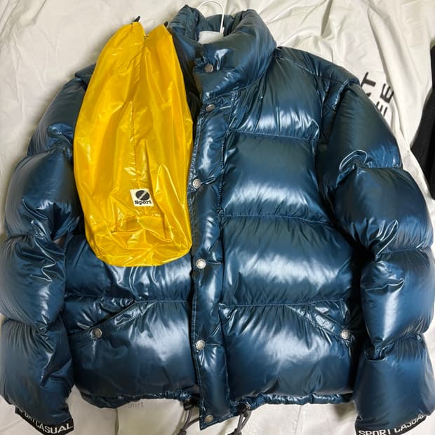 헤리티지플로스 패딩 네이비 M