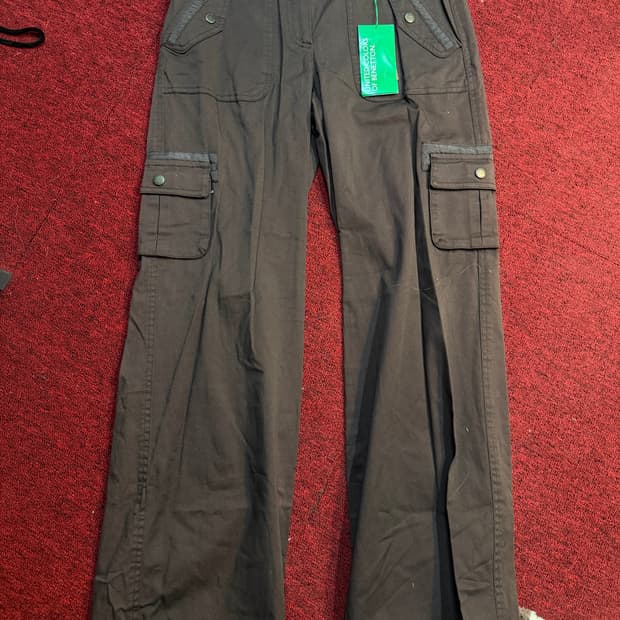 베네통 카고 팬츠 새상품