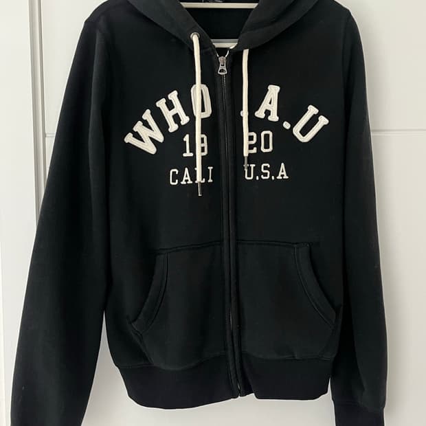 후아유 Y2k 캘리포니아 후드집업 