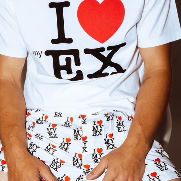 까르네볼렌테 I❤️EX 반팔 화이트