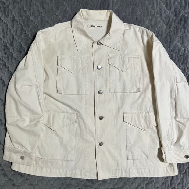 [OS] ISSUE THINGS 이슈띵스 Type 01 워크자켓 크림