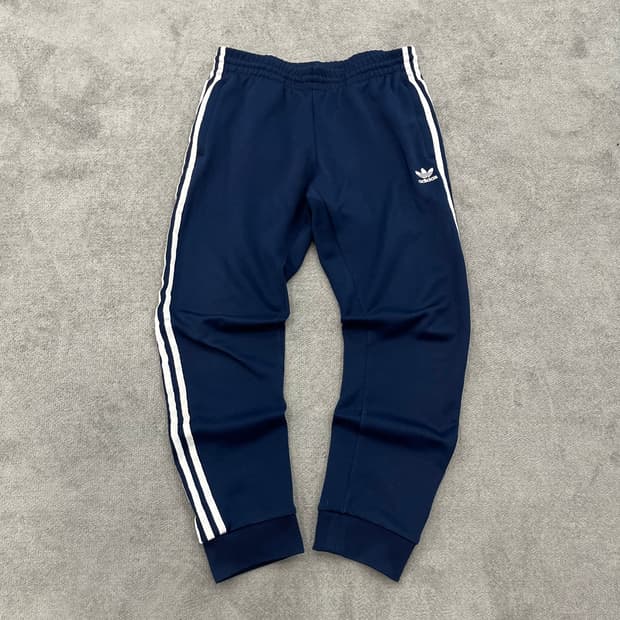 M 아디다스 슈퍼스타 네이비 트랙팬츠