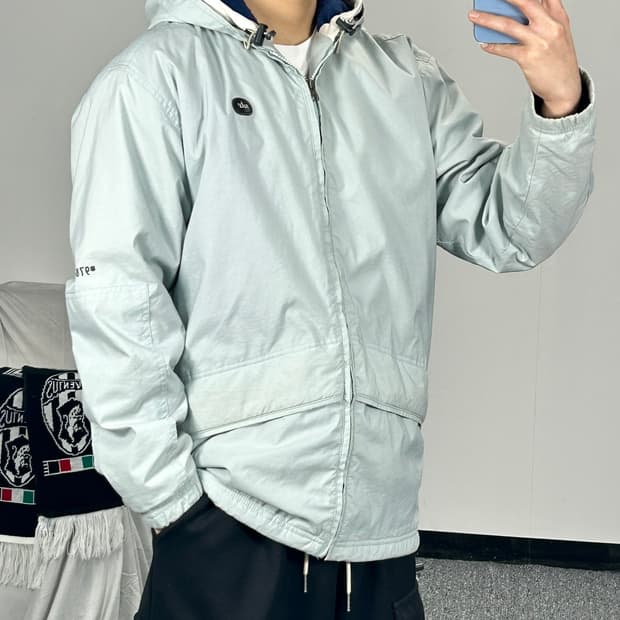 나이키 올드스쿨 스카이블루 후드 자켓 S