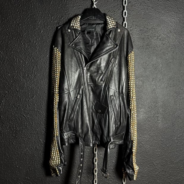 Z. VARGAS – Stud Leather Riders Jacket  