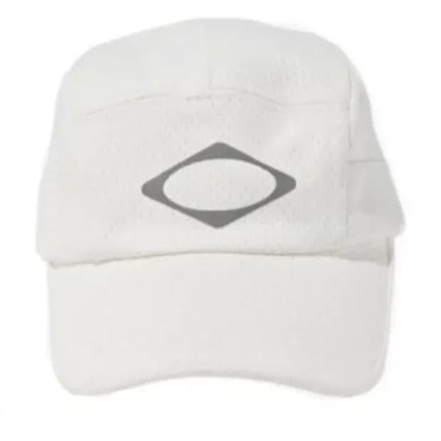 미스치프 롬버스 러닝 볼캡 모자 화이트