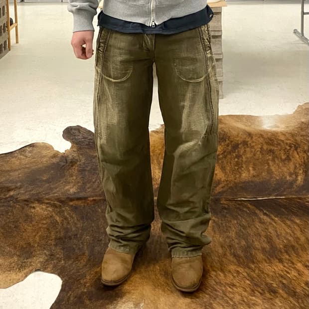 00’s Marithe Francois Girbaud 하드 워싱 팬츠