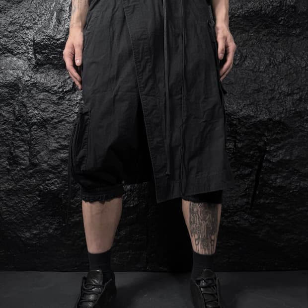 A.F ARTEFACT Drawstring Layered Shorts