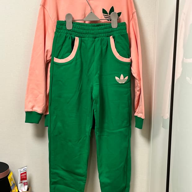 아디다스 희귀 트레이닝 세트 셋업