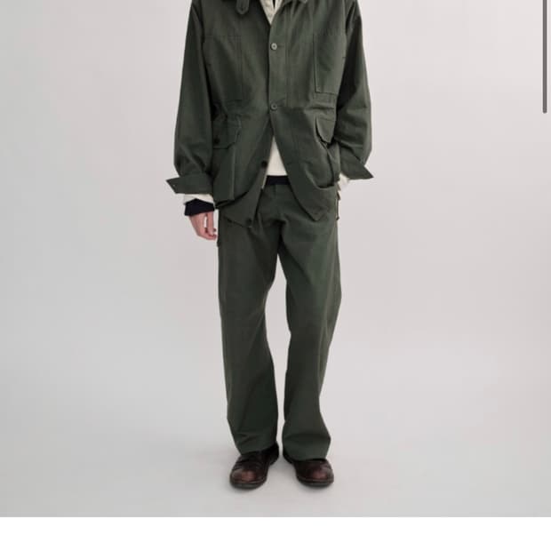 thecolorcolour XYLOPHONE PANTS deepgreen