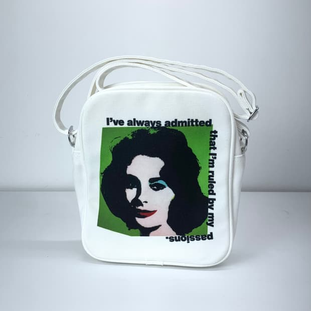 꼼데가르송 앤디 워홀 캔버스 크로스백