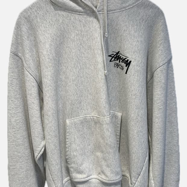 Stussy Paris Chapter Hoodie Ash Heather