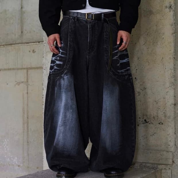 (구매글)뉴치프시크 oculus baggy jean(블랙) 구매