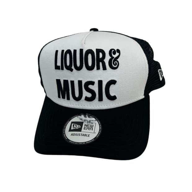 넘버나인 뉴에라“LIQUOR MUSIC” 트러커 캡