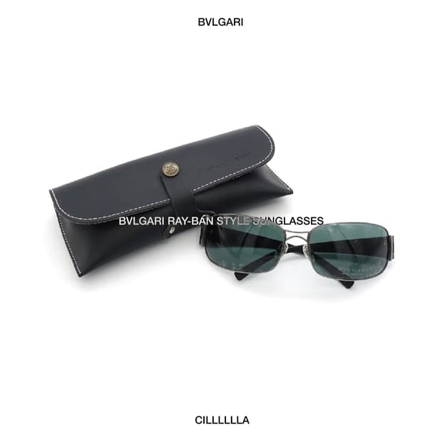 BVLGARI 불가리 레이밴 스타일 선글라스