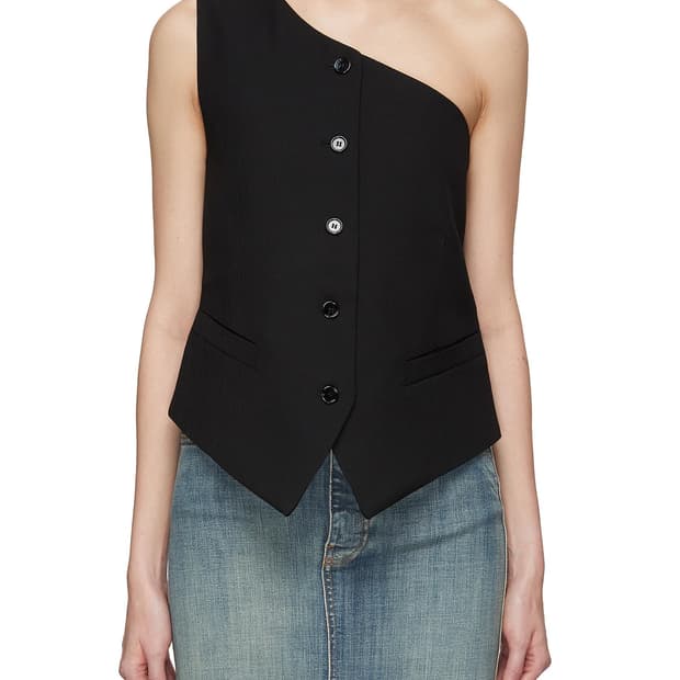 Acne studios 비대칭 웨이스트 베스트