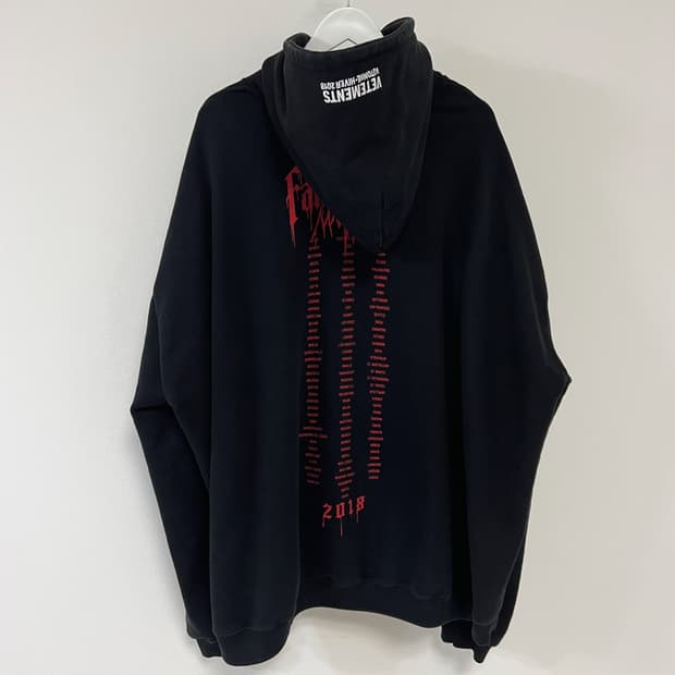 베트멍 17FW 시티로고 스웻후드 검빨