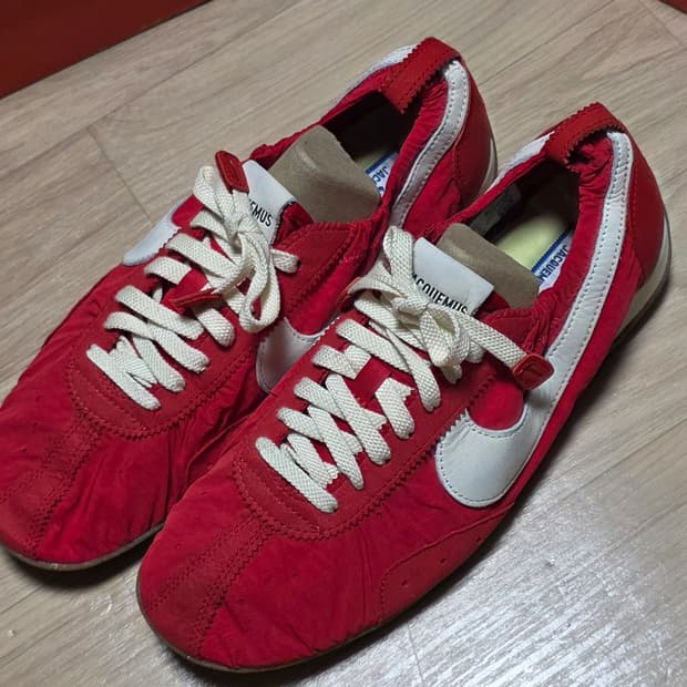 나이키 x 자크뮈스 문 슈 SP 유니버시티 레드 앤 바이시클 옐로우 29