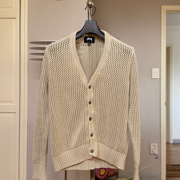 스투시 Stussy Loose Gauge Cardigan