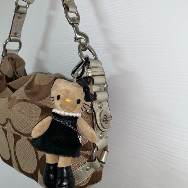 [S급] Coach turnlock shoulder bag