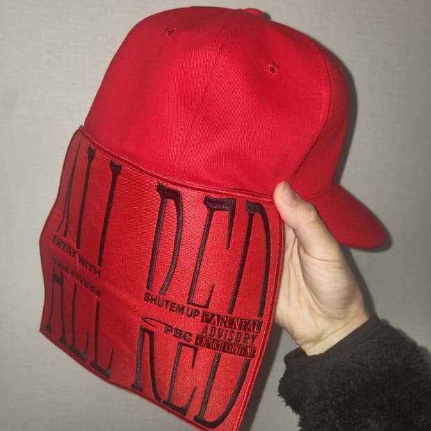 Playboi Carti ALL RED Hat L/XL 카티 올레드 헷