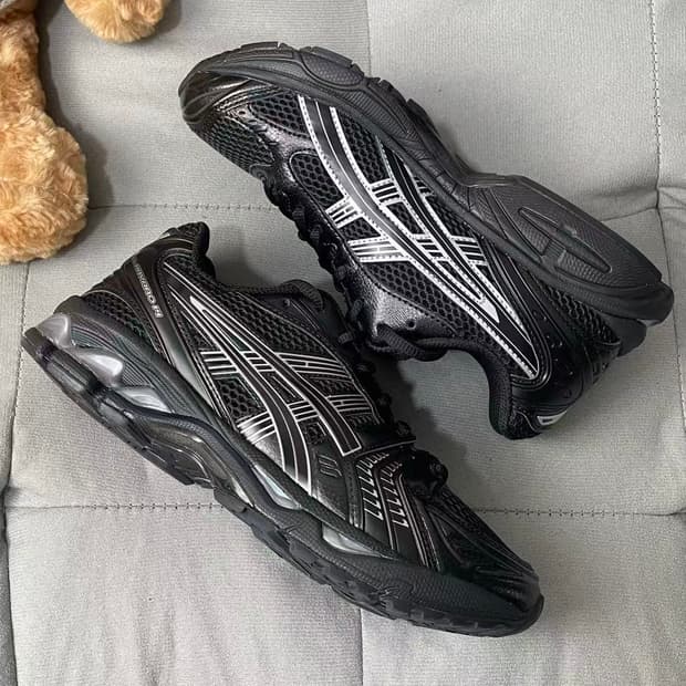 아식스 젤 카야노 14 블랙 퓨어 실버 260mm
