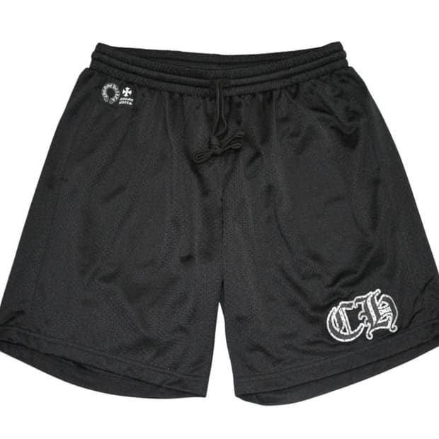 크롬하츠 메쉬 바시티 쇼츠 블랙 정품