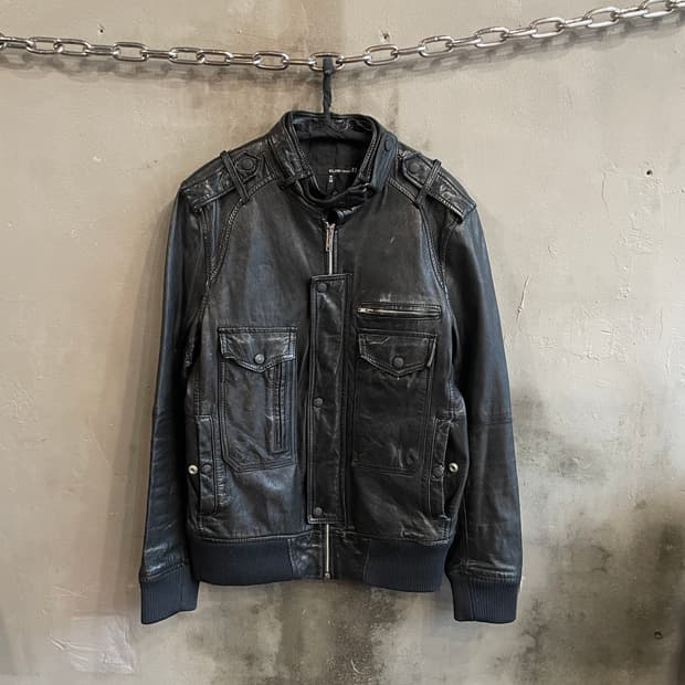 ELOQ 램스킨 레더 자켓