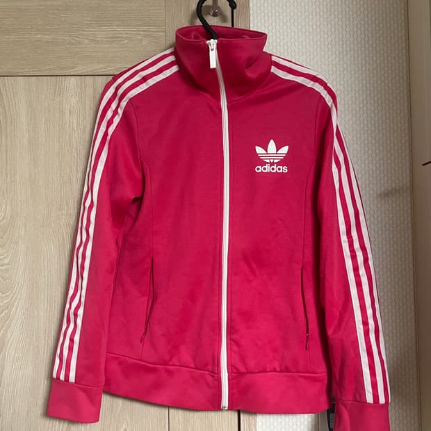 아디다스 유로파 핑크 져지 트랙탑 y2k