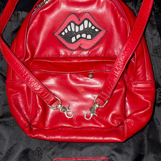 매티보이 페이던트 레더 백팩 