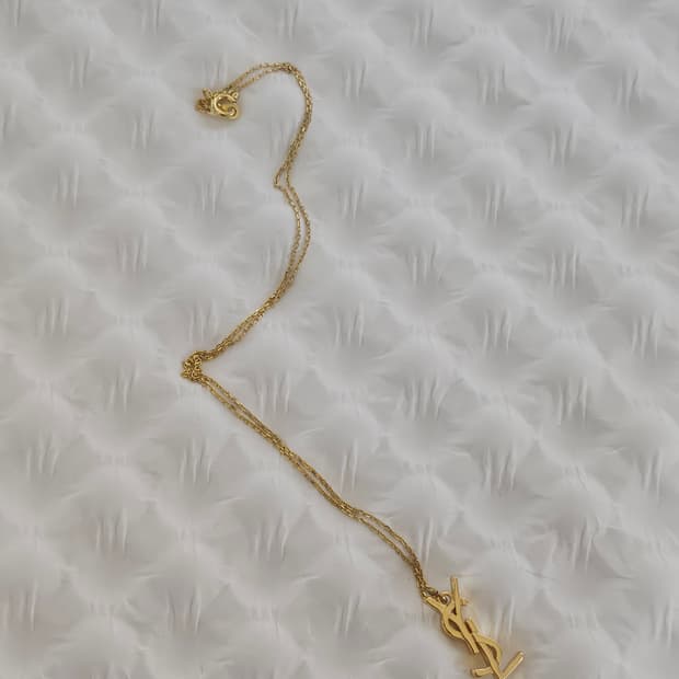 925실버 ysl 생로랑 정품 빈티지 업사이클링 목걸이