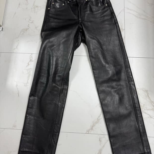 Schott 레더 팬츠 30