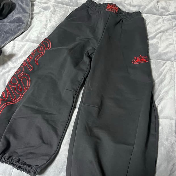 배드블러드 커브드 조거 트라우저 xs