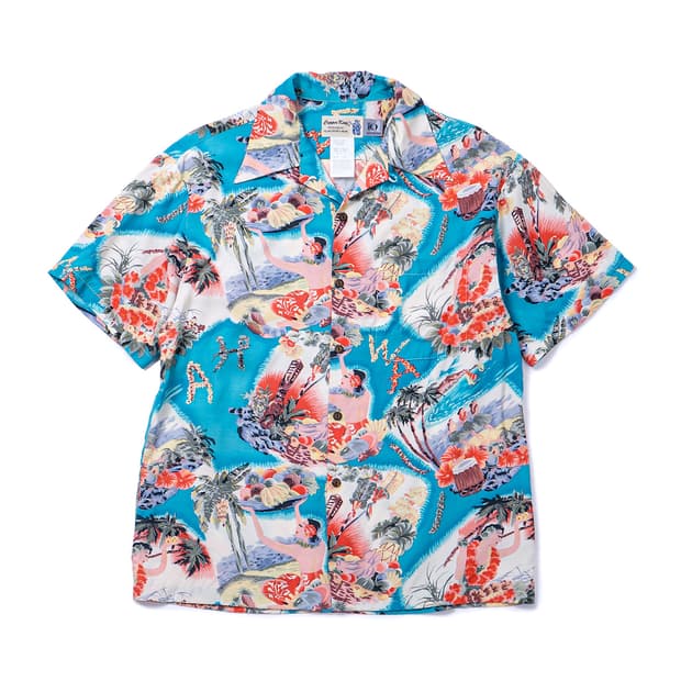 80s IOLANI Rayon Hawaiian Shirt