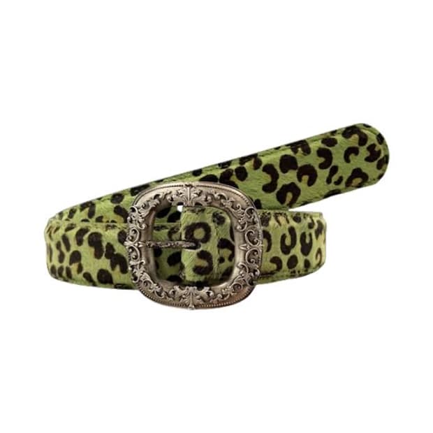 언더마이카 A 팰리스 인트와인드 그레이프바인스 버클 카프 헤어 벨트 레오