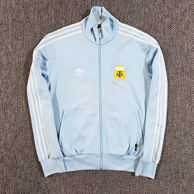 아디다스 Adidas 아르헨티나 스카이블루 트랙탑 져지
