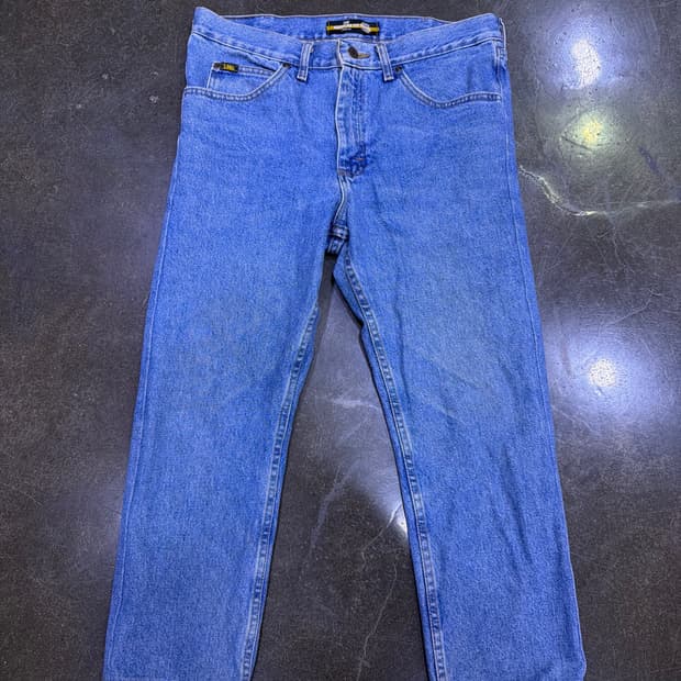 Lee 리 라이더스 래귤러 스트레이트핏 레그 빈티지 워싱 데님팬츠 34