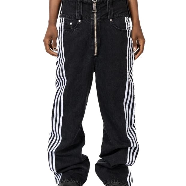 Yori Sports Wide Waistband 5stripedenim