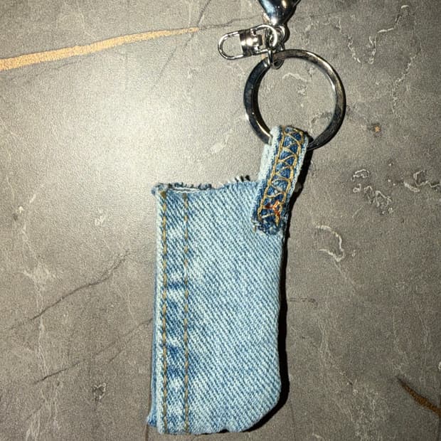 Vintage Denim Key chain