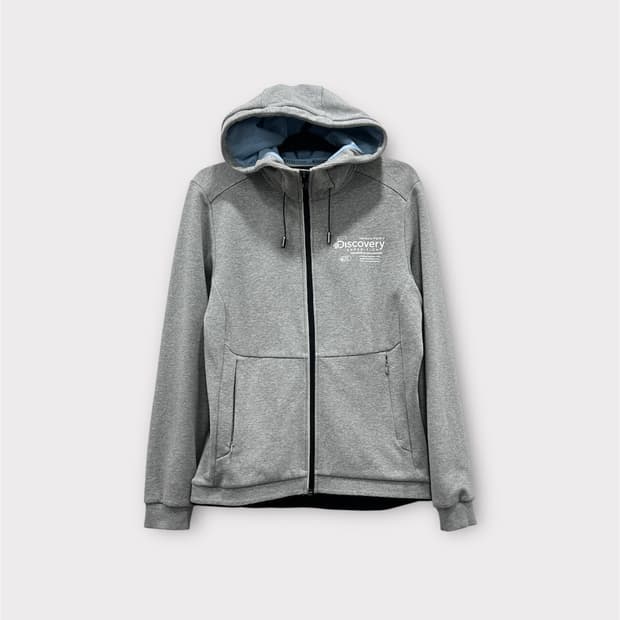 디스커버리 그레이 후드집업 여성 90사이즈