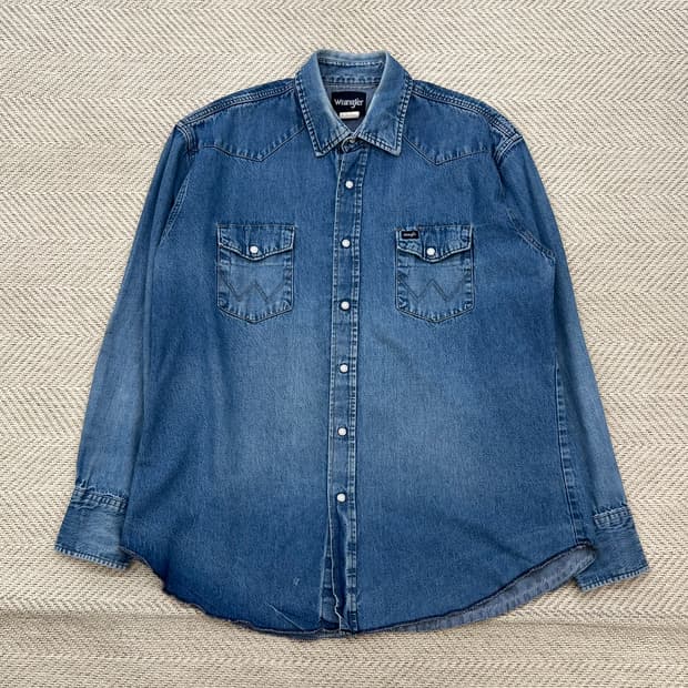 랭글러 데님 셔츠 r2608