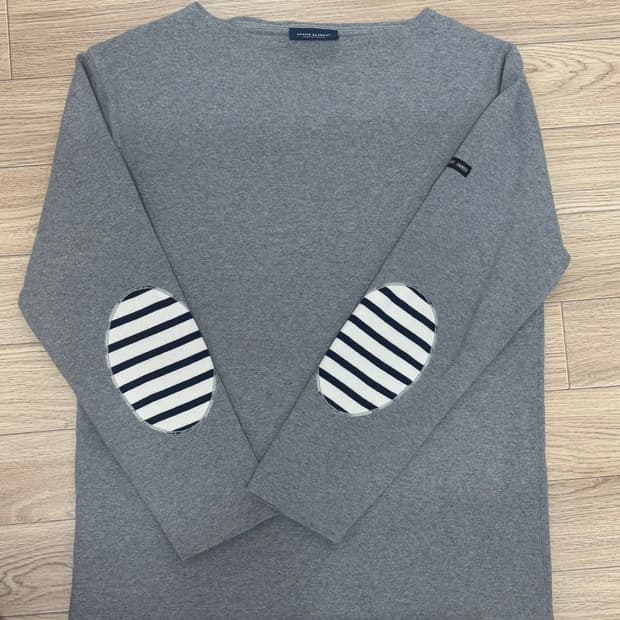 세인트 제임스 엘보 티셔츠 그레이