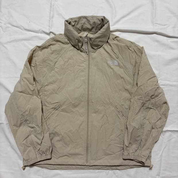 노스페이스 아이보리 바람막이 s