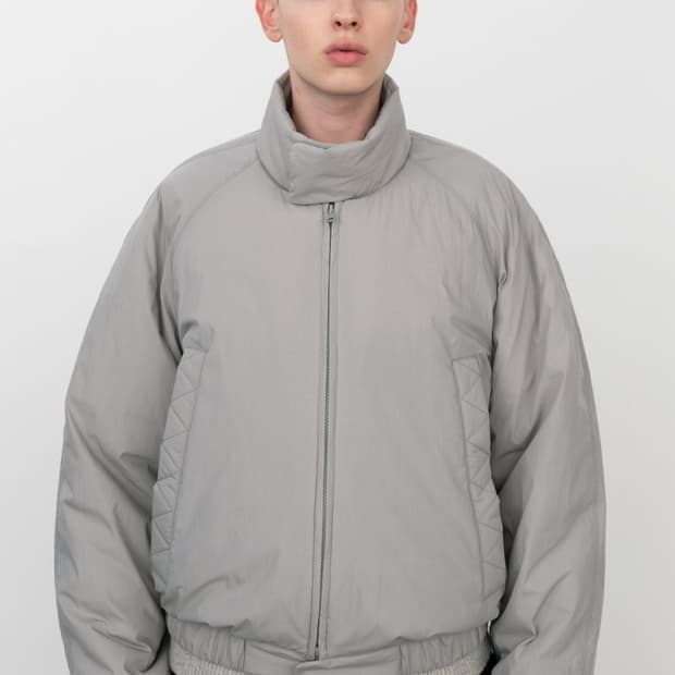 PRT 인사일런스 패디드 해링턴 블루종