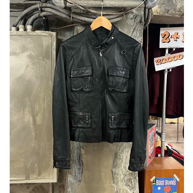 양가죽 레더 자켓 블랙 #csz3550